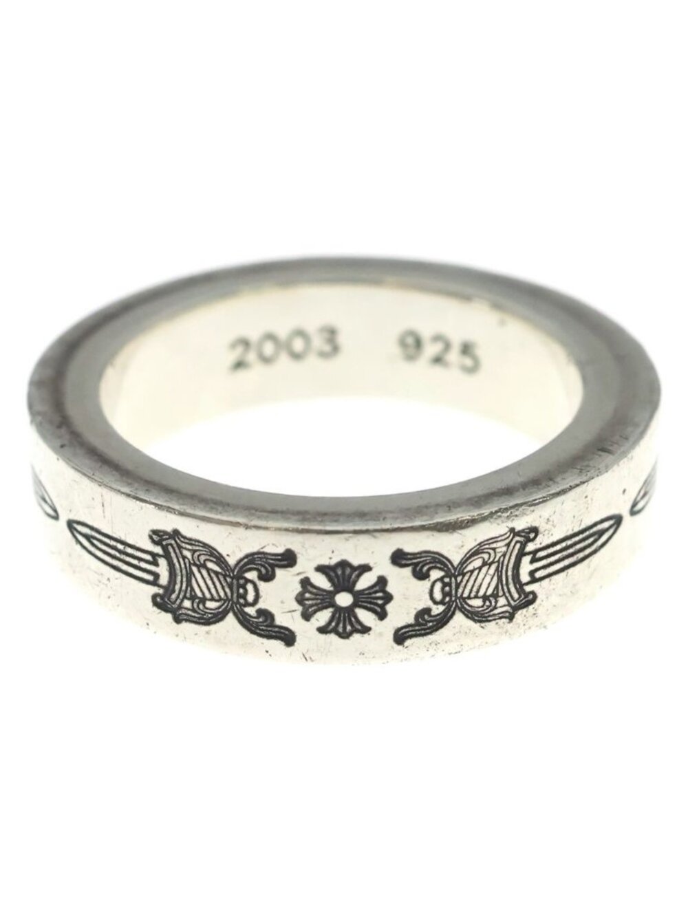 Chrome Hearts Spacer Dagger Ring Silver